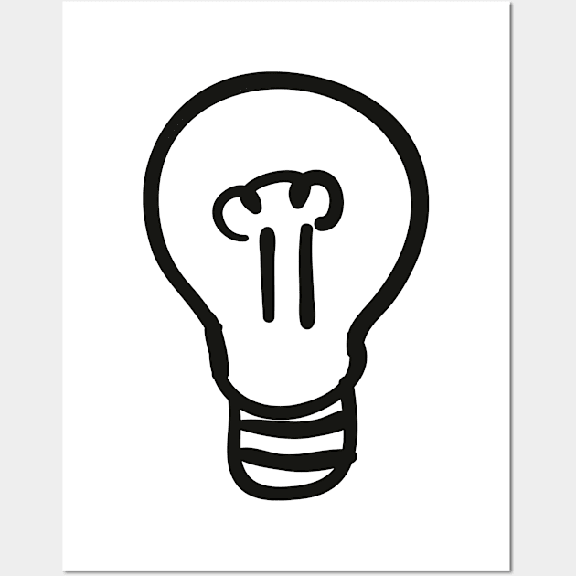 Bulb Wall Art by Pavlushkaaa